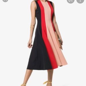 NWT - Roksanda Kalia black pink dress size 16 UK